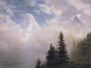 Albert Bierstadt High in the Mountains oil painting picture wholesale